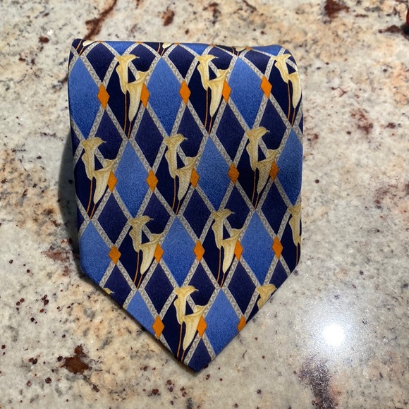 KOLTE ITALIAN MEN’S DESIGNER 100% SILK NECK TIE . - Picture 8 of 8